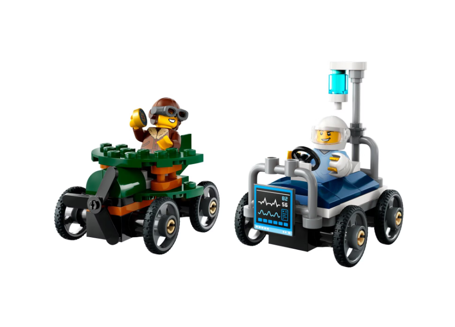 LEGO CITY PACHET DE CURSE AVION VS. PAT DE SPITAL, 60459