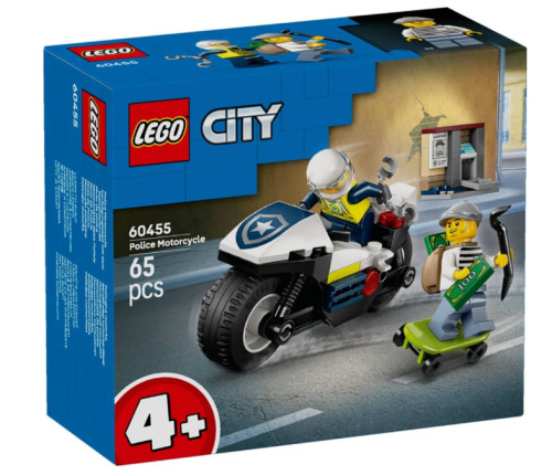 LEGO CITY URMARIRE CU MOTOCICLETA DE POLITIE, 60455