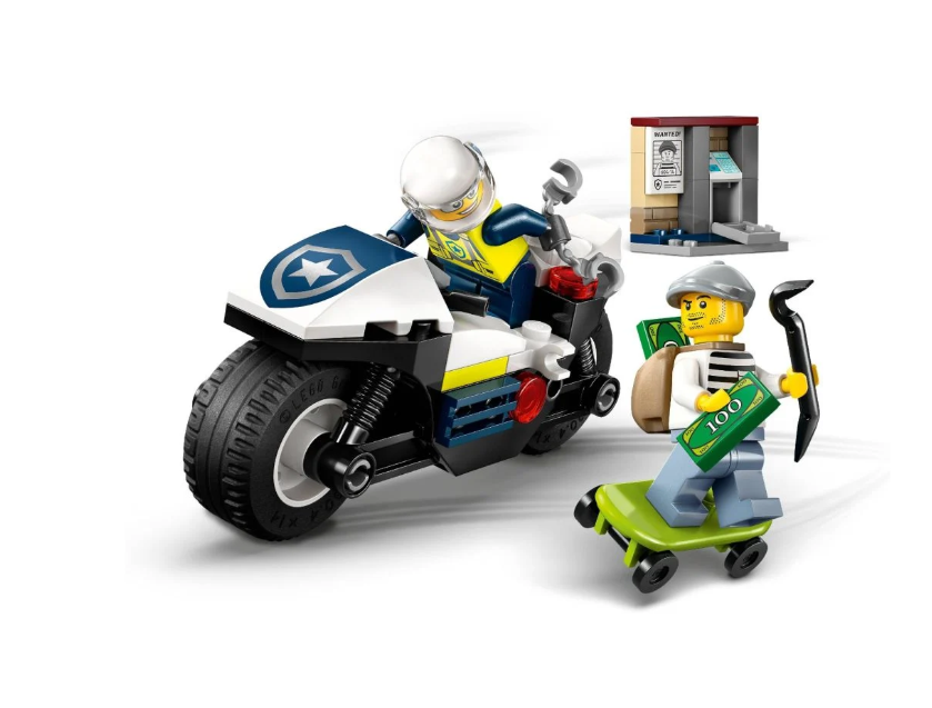 LEGO CITY URMARIRE CU MOTOCICLETA DE POLITIE, 60455