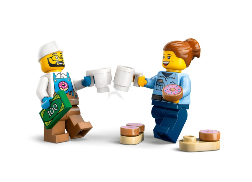 Фургончик с пончиками LEGO CITY, 60452