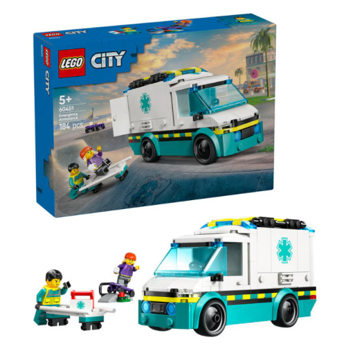 LEGO CITY AMBULANTA DE URGENTE, 60451