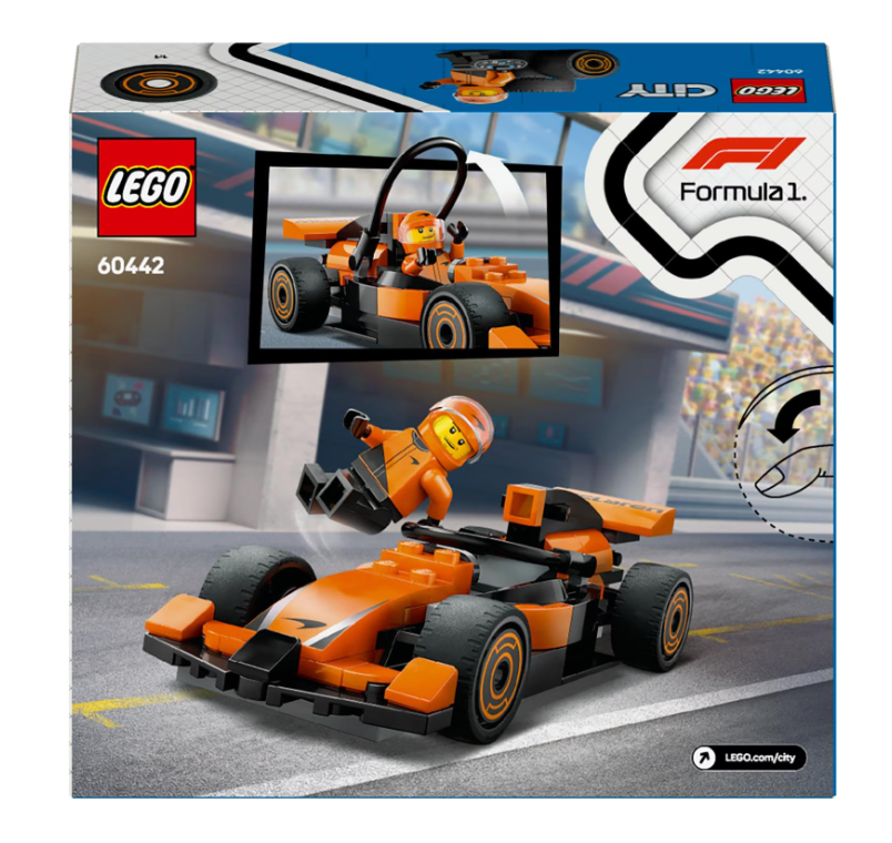 LEGO CITY Пилот Формулы-1 с гоночным автомобилем McLaren, 60442