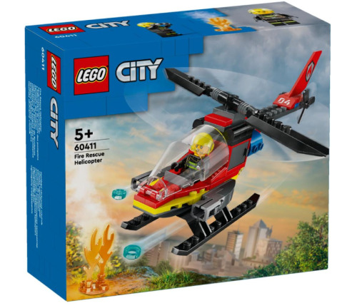 LEGO CITY ELICOPTER DE POMPIERI, 60411