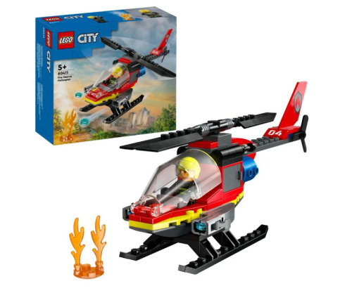 LEGO CITY ELICOPTER DE POMPIERI, 60411