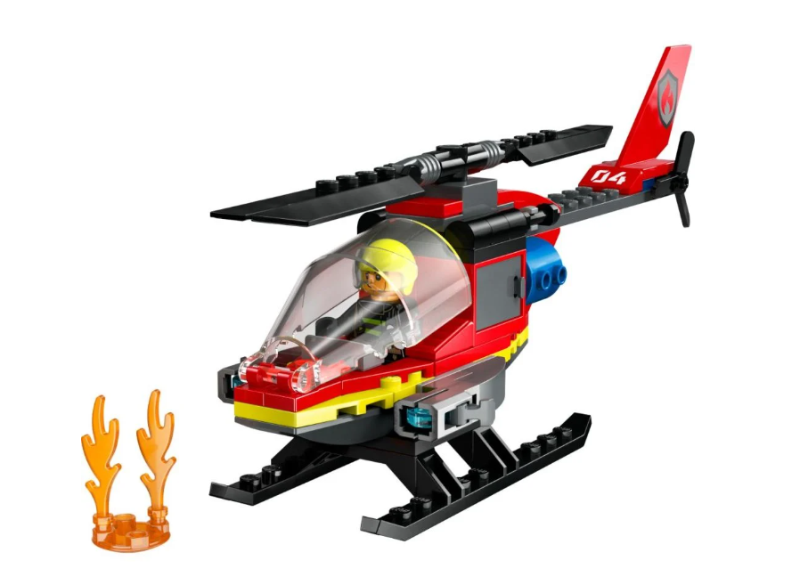 LEGO CITY ELICOPTER DE POMPIERI, 60411