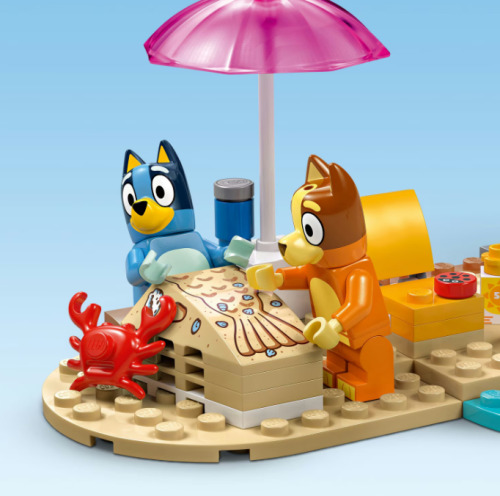 LEGO BLUEY СЕМЕЙНАЯ ПОЕЗДКА НА ПЛЯЖ НА МАШИНЕ, 11202