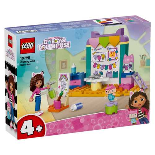 Constructor LEGO Gabby`s Dollhouse Artizanat cu o cutie pentru copii 10795