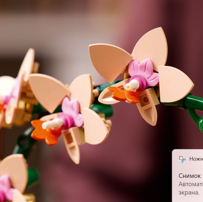 Миниатюрная орхидея LEGO BOTANICALS, 10343