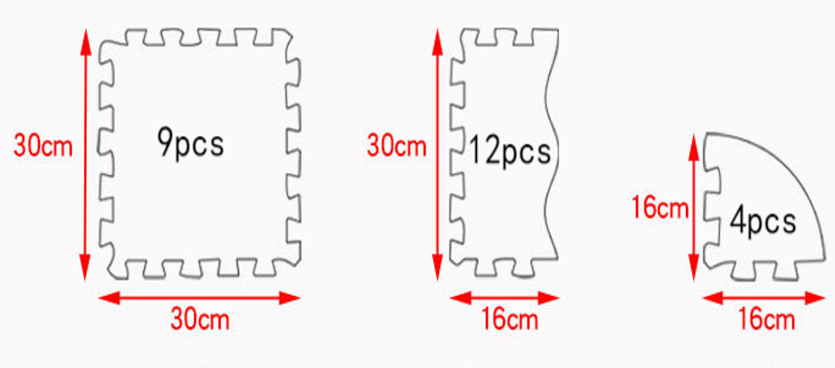 Puzzle pentru podea 25 de bucăți, KTPT016