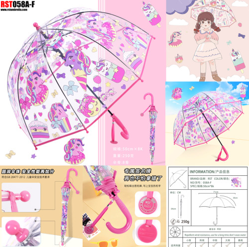 Зонт детский Unicorn, RST058A