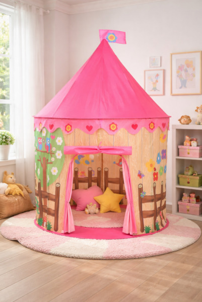 Cort pentru copii 100x135 cm roz,1601