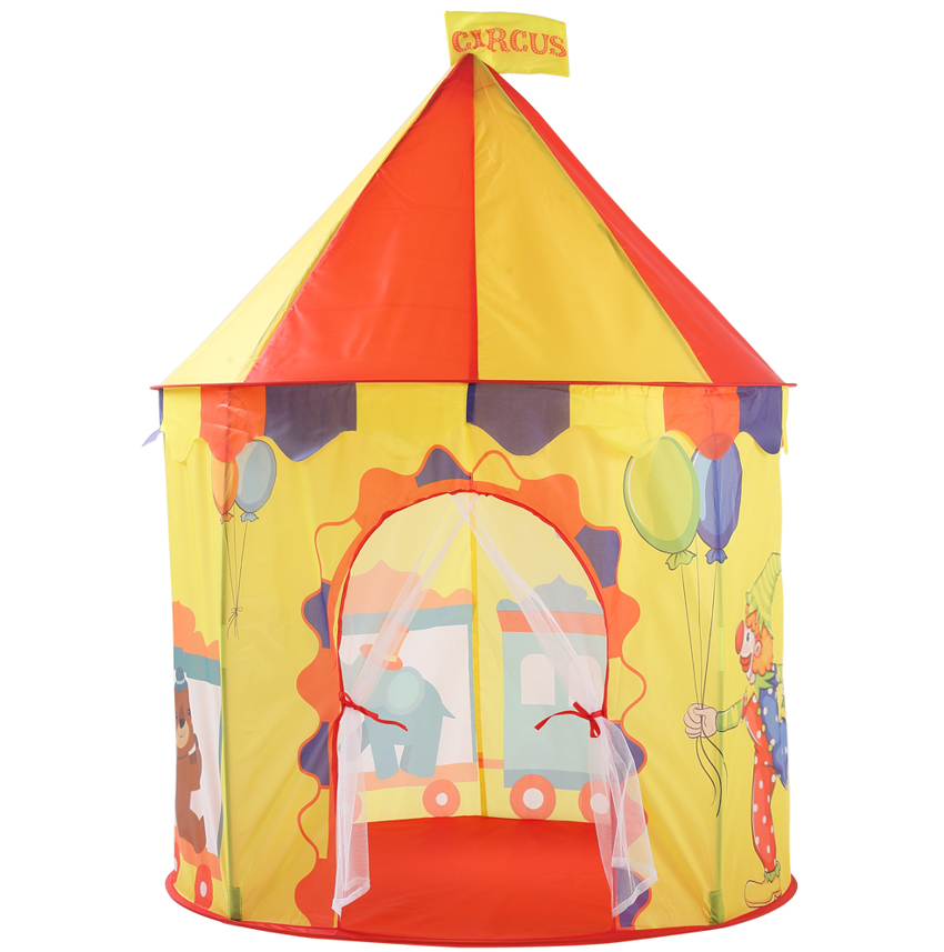 Палатка детская 100x135см желтая, 1603