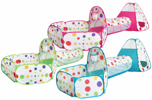 Tunel pentru copii 258x90x95 cm, 16335