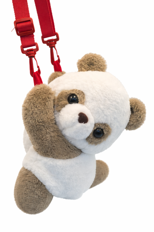 Плюшевая сумочка панда белая, AR048