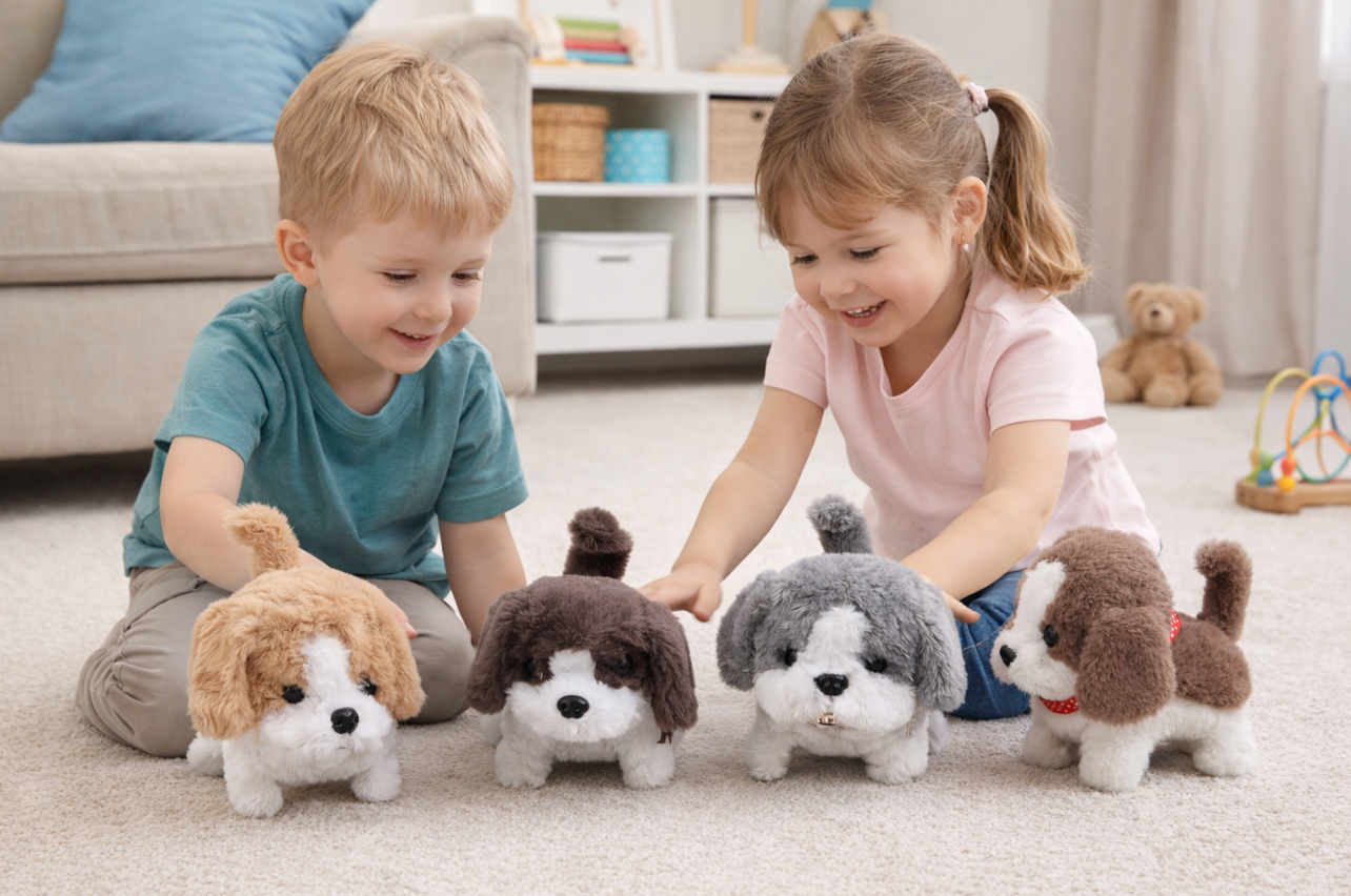 Интерактивная плюшевая  игрушка собака , YQ014