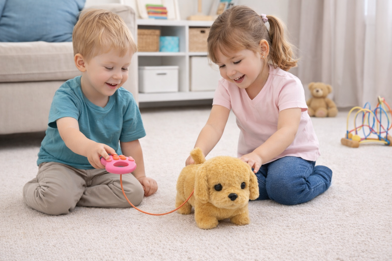 Интерактивная плюшевая  игрушка собака , YQ033