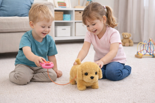 Интерактивная плюшевая  игрушка собака , YQ033