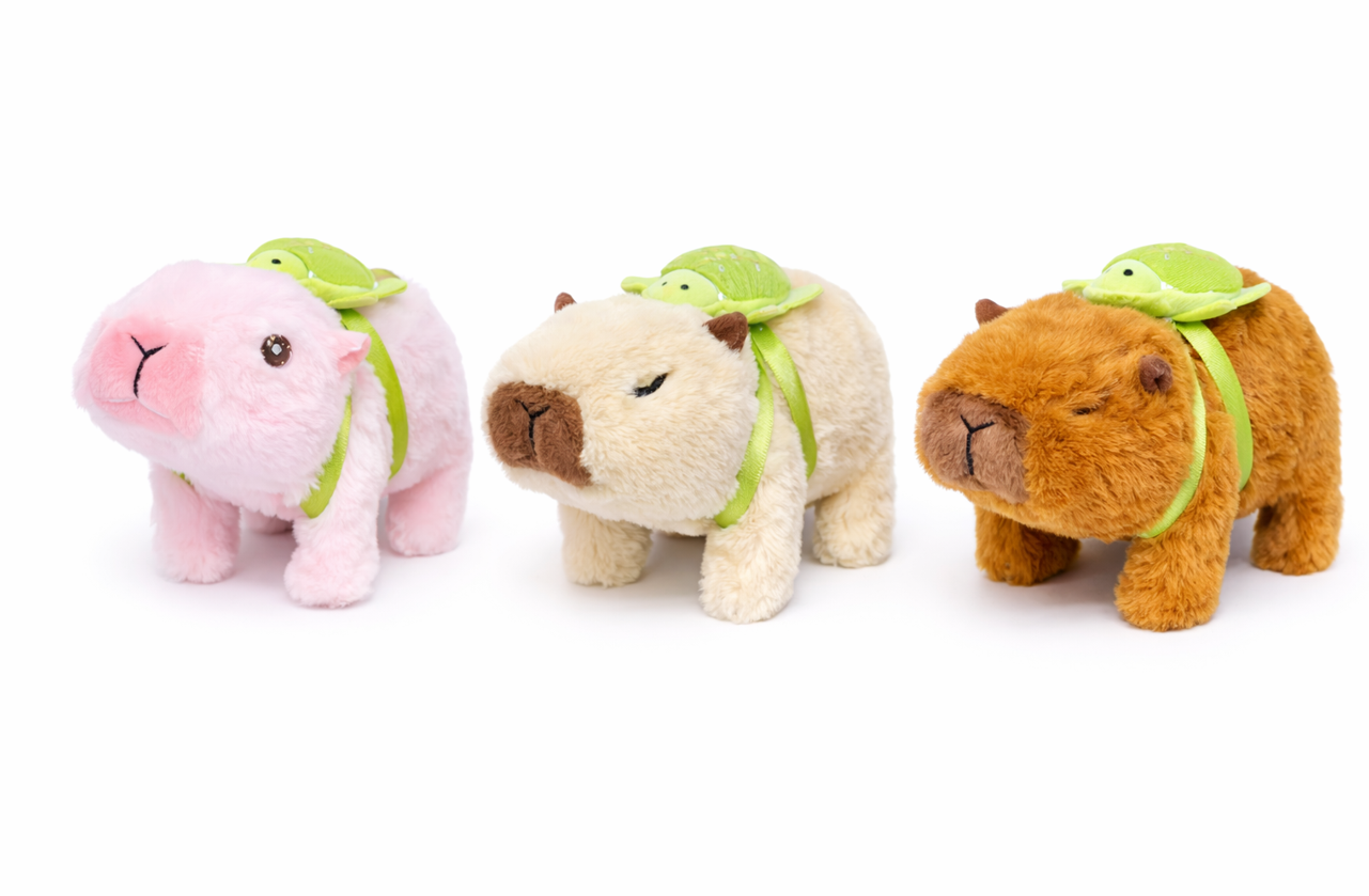Интерактивная плюшевая  игрушка капибара, YQ073
