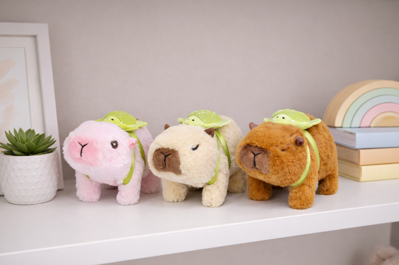 Интерактивная плюшевая  игрушка капибара, YQ073