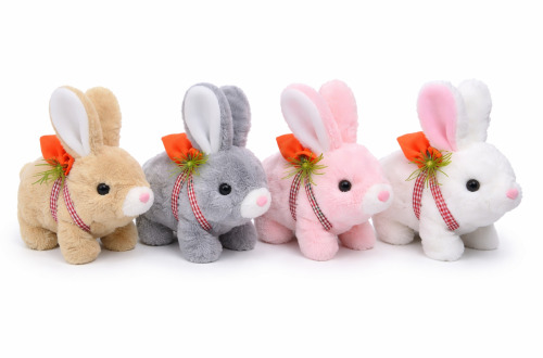 Интерактивная плюшевая  игрушка зайчик, YQ086