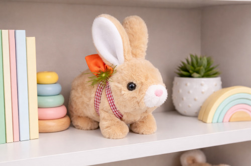 Интерактивная плюшевая  игрушка зайчик, YQ086