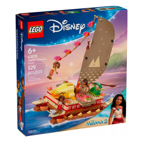 Конструктор LEGO Disney Приключенческий каноэ Моаны 43270