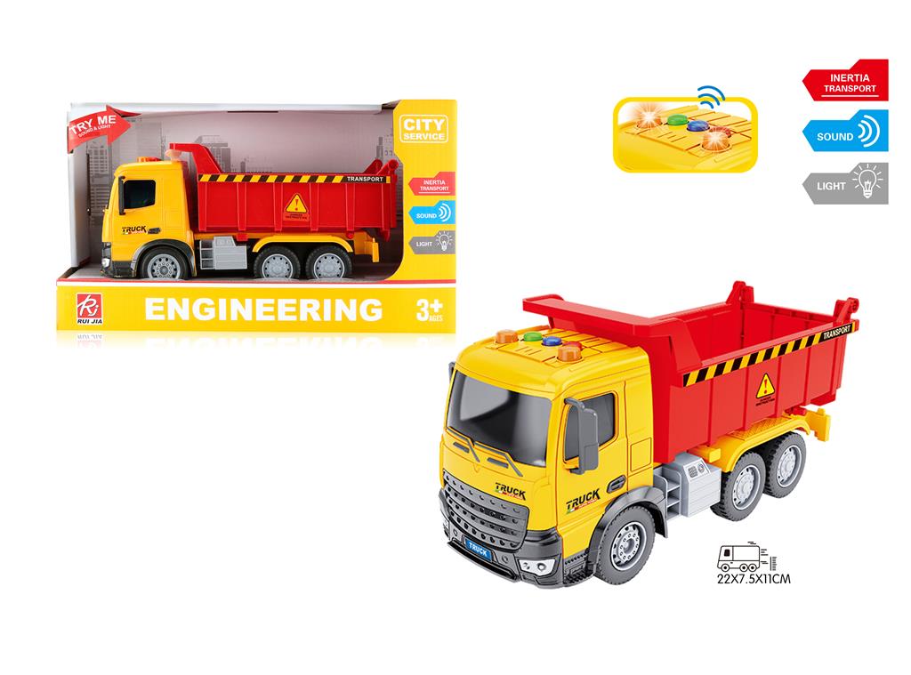 Basculanta cu inertie, sunet/lumina, scara 1:18, RJ002B