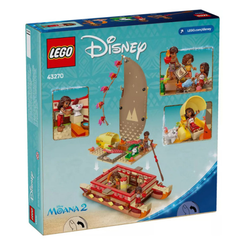 Конструктор LEGO Disney Приключенческий каноэ Моаны 43270