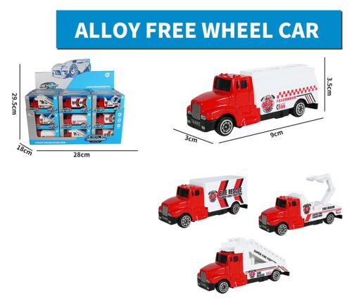 Set masine metalice LWH(cm): 9 x 3 x 3.5, HY6272-72