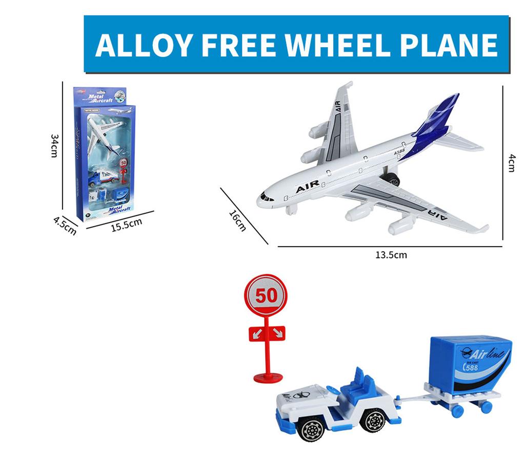 Set de avion si masina cu inertie, HY6277-1C