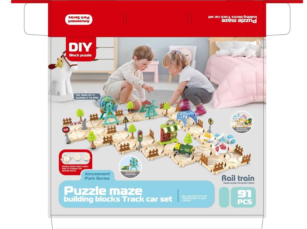 SET DIY PARC DISTRACTII CU ROATA PANORAMICA SI TRASEU SPATIAL, 5603-4