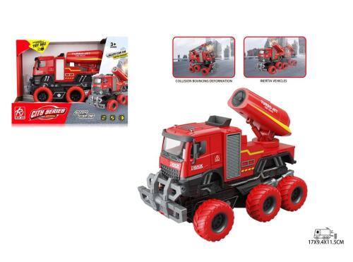 Masina metalica de pompieri inertiala, scara 1:32, RJ6961-4