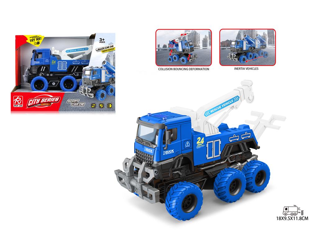 Masina de salvare metalica cu inertie, scara 1:32, RJ6962-2