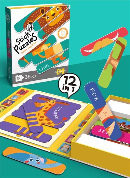 Puzzle magnetice in forma de bara, 88771