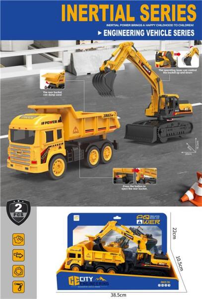 SET 2 VEHICULE DE CONSTRUCTII INERTIALE, BHX922