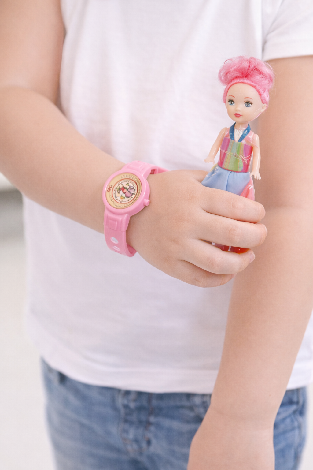 SET DE FRUMUSETE CU 2 PAPUSI MICI SI AGRAFE DE PAR TIP FLUTURE, 8002-4