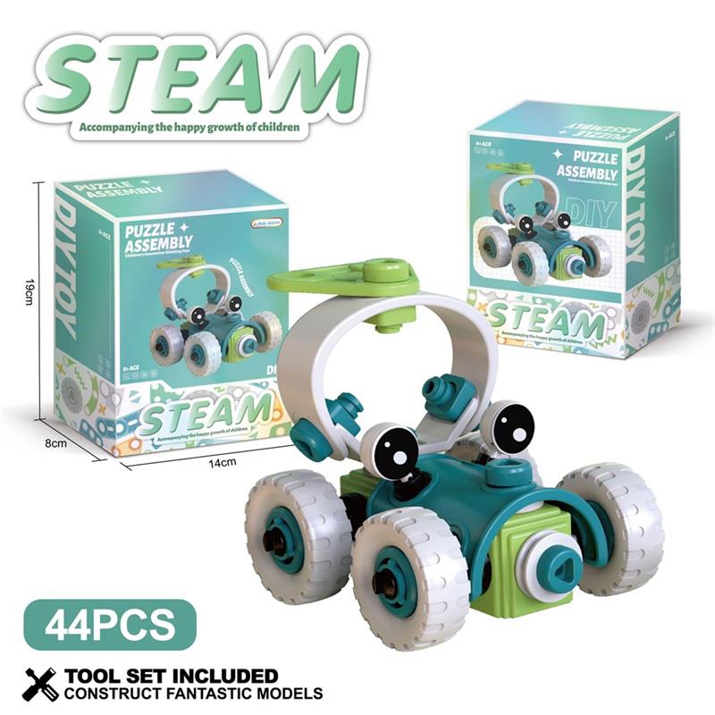 VEHICUL DE ASAMBLARE DIN CUBURI MOI DIN CAUCIUC 44 PIESE, J121-5