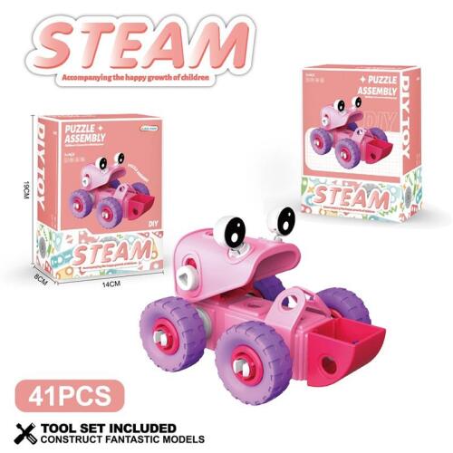 VEHICUL DE ASAMBLARE DIN CUBURI MOI DIN CAUCIUC 41 PIESE, J121-9