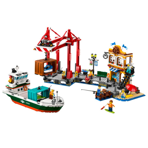 Конструктор LEGO City Приморская гавань с грузовым кораблем 60422