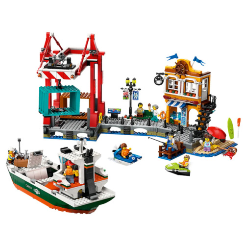Конструктор LEGO City Приморская гавань с грузовым кораблем 60422
