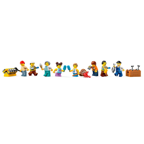 Конструктор LEGO City Приморская гавань с грузовым кораблем 60422