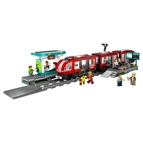 Конструктор LEGO City Трамвай и станция в центре города 60423