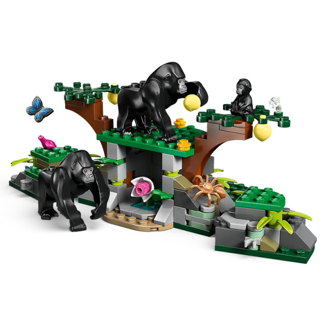 Конструктор LEGO City Вертолет «Исследователь джунглей» в базовом лагере 60437