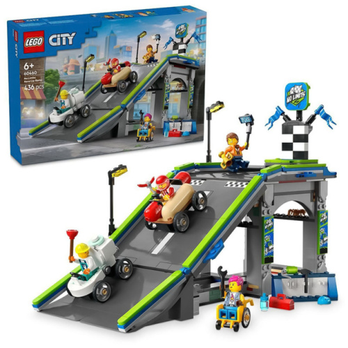 Конструктор LEGO City No Limits: гоночная трасса для гоночных автомобилей 60460