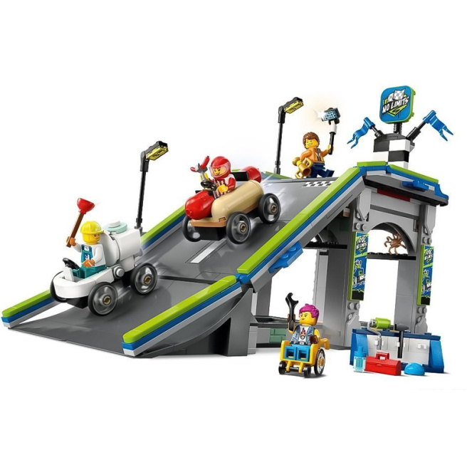 Конструктор LEGO City No Limits: гоночная трасса для гоночных автомобилей 60460