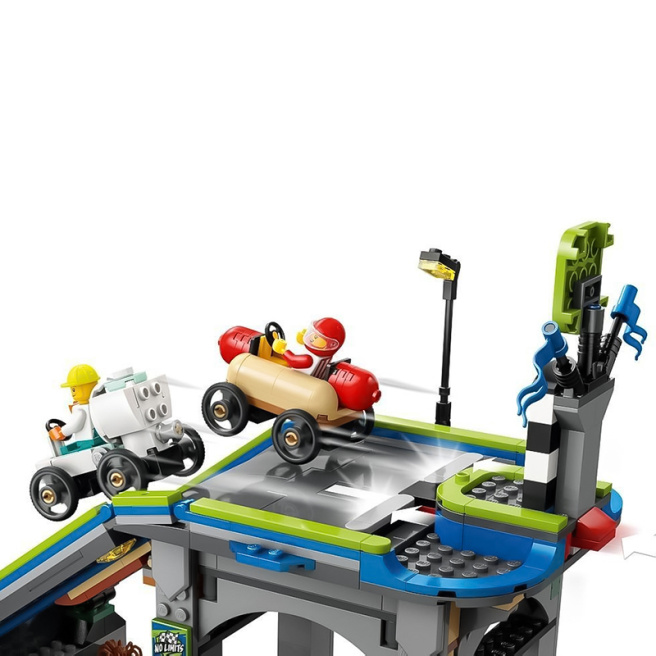 Конструктор LEGO City No Limits: гоночная трасса для гоночных автомобилей 60460