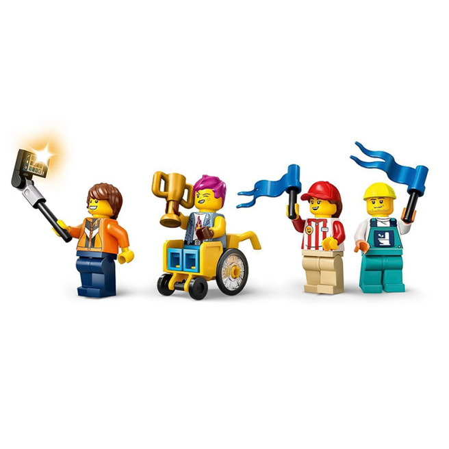 Конструктор LEGO City No Limits: гоночная трасса для гоночных автомобилей 60460
