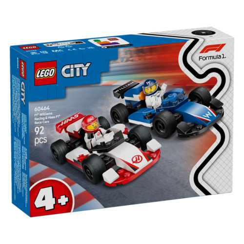 Конструктор LEGO City Гоночные автомобили F1 Williams Racing и Haas F1 60464