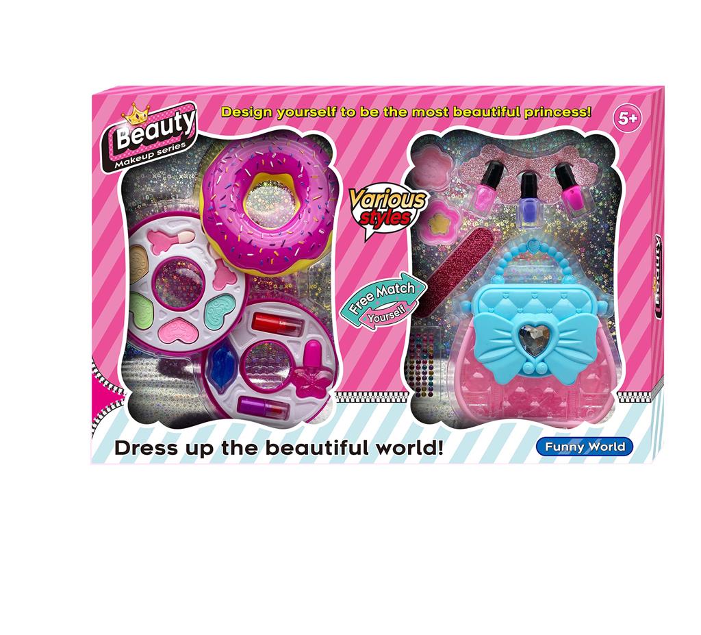 Set de cosmetica si nail art "Gogoasa", RY65769-23A