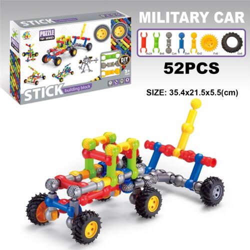 Constructor inteligent tip schelet din plastic, 52 piese, SY8817